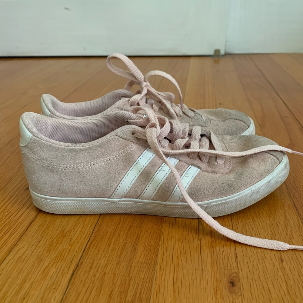 Adidas Pink Suede Casual Shoes